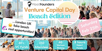MeetFounders Venture Capital Day 2023: Beach edition! (London)