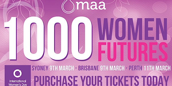 1000 Women, 1000 Futures International Womens Day Brunch Perth
