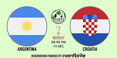 Argentina v Croacia | Semifinal World Cup Qatar 2022 - NFL Madrid Tapas Bar
