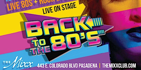 Back to 80's End of Year Live show and Dance Party