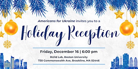 Americans for Ukraine Holiday Reception - Boston