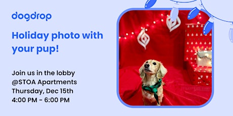 Holiday photo with your pup!