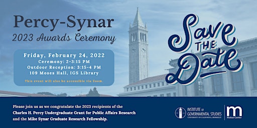2023 Percy-Synar Awards Ceremony
