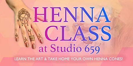 Henna Class @ Studio 659 primary image