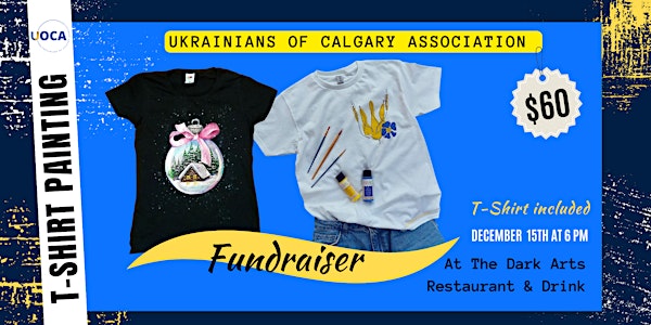 Fundraising T-Shirt Painting with Alina Karchevska