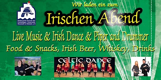 Irischer Abend mit Live Music, Irish Dance, Highland Pipe and Drum