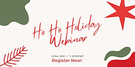 Ho Ho Holiday Webinar primary image