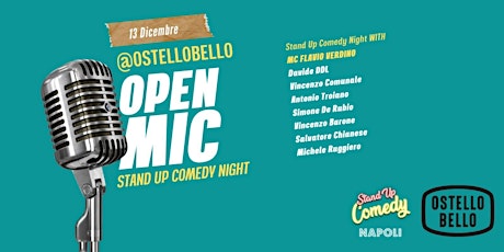 OPEN MIC: Stand Up Comedy Night • Ostello Bello Napoli