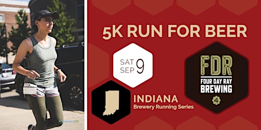 5k Beer Run x Four Day Ray | 2023 IN Brewery Running Series
