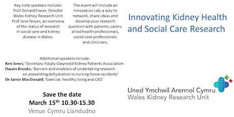 Innovating Kidney Health and Social Care Research primary image