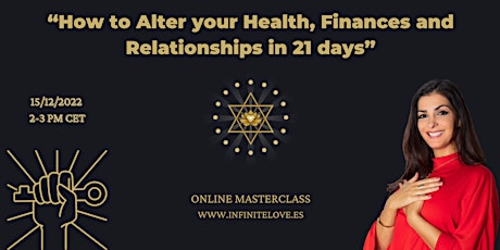 Imagen principal de “How to Alter your health, Finances and relationships in 21 days”