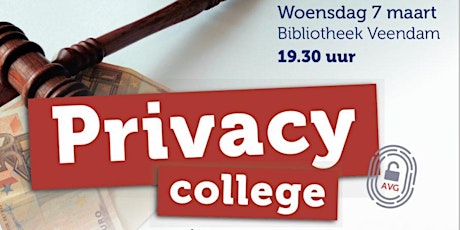 Primaire afbeelding van Privacy College Veendam & Pekela | Is jouw bedrijf al klaar voor de nieuwe privacywet (AVG)?