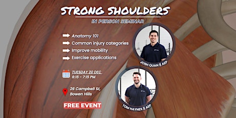 Strong Shoulders Seminar primary image