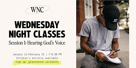 Wednesday Night Class: Hearing God's Voice primary image