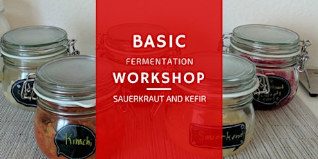 Basic fermentation workshop: sauerkraut and kefir primary image
