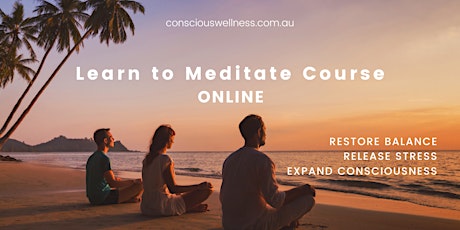 Learn to Meditate: 3 session course ONLINE primary image