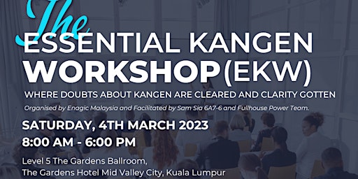 The Essential Kangen Workshop (EKW)