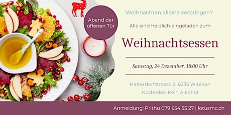 Imagem principal do evento Abend der offenen Tür: Weihnachtsessen