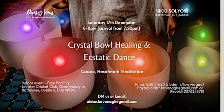Ecstatic Dance & Crystal Bowls Sound Bath & Cacao Ceremony primary image