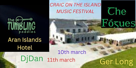 Craic on the island music weekend at the  Aran islands hotel