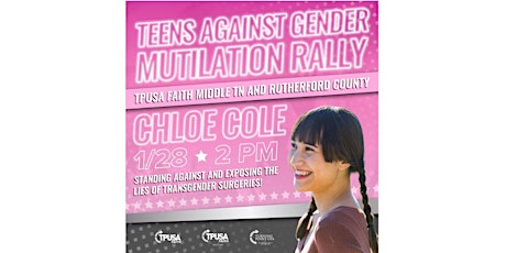 Teens Against Gender Mutilation Rally, Murfreesboro