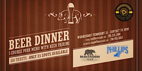 Beercade Beer Dinner - Phillps Brewing Edition! primary image