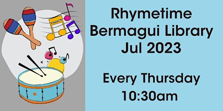 Imagem principal do evento Rhymetime @ Bermagui Library, Jul 2023
