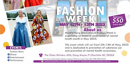Mecklenburg International Fashion Week 2023