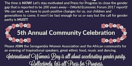 5th Annual International Women's Day Community Celebration primary image