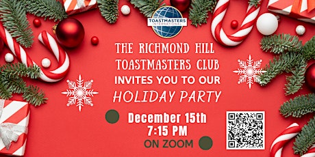 Imagen principal de Winter Holiday Party - Richmond Hill Toastmasters Club