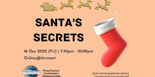 Online Public Speaking Workshop: Santa's Secrets