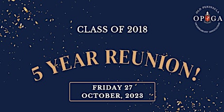 5 Year Reunion (Class of 2018)