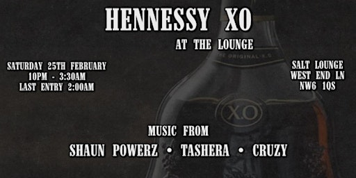 HENNESSY XO AT THE LOUNGE