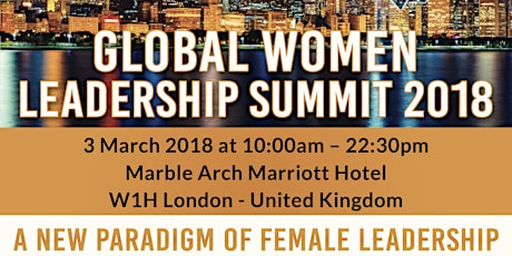 Global Women Leadership Summit 2018 primary image