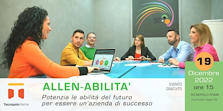 Allen-Abilità - Potenzia le abilità per essere un’azienda di successo primary image