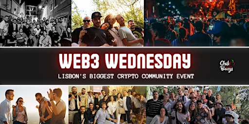 Imagem principal do evento Web3 Wednesday: Lisbon's Biggest Crypto Community Meetup