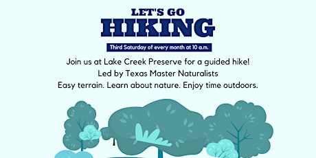 Lake Creek Preserve Guided Hike
