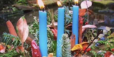 Christmas candle arrangement making primary image