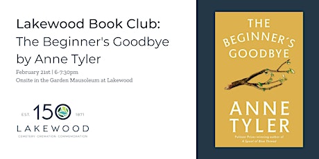 Lakewood Book Club: The Beginner's Goodbye