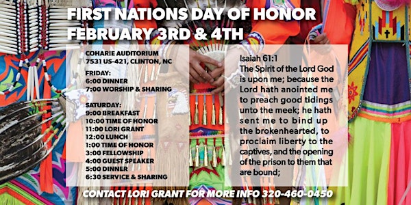 First Nations Day of Honor | North Carolina