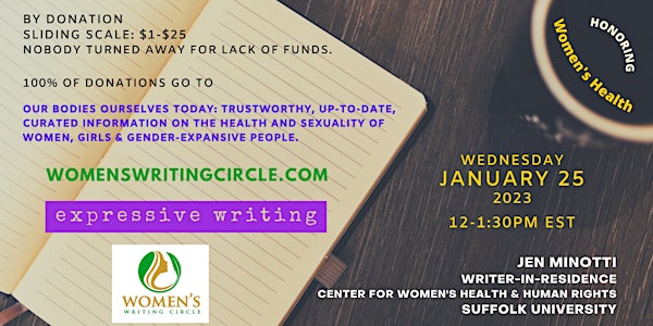 Women's Writing Circle (WWC) - January 25, 2023