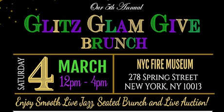 GLITZ - GLAM - GIVE: 5th Annual Women's History Month Brunch