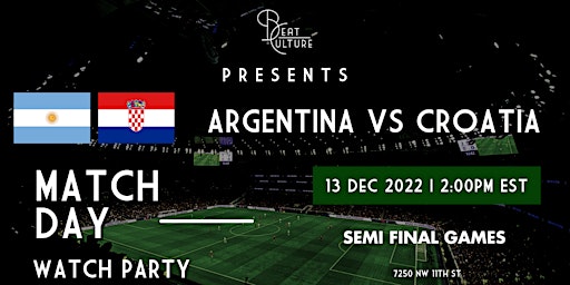 ARGENTINA VS CROATIA WORLD CUP WATCH PARTY primary image