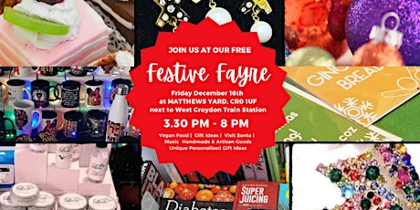FREE Festive Fayre - Matthews Yard Croydon primary image
