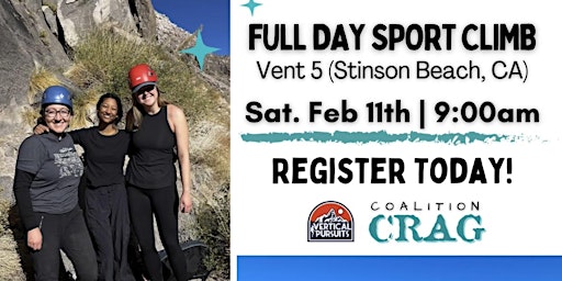 2/11 Full Day Sport Climb @ Vent 5