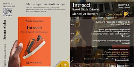 Immagine principale di Intrecci, libro di Nicola Chiacchio - Libro + esperimento di narrazione 