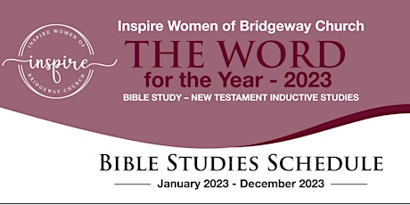 Inspire Women of Bridgway Church- Bible Study