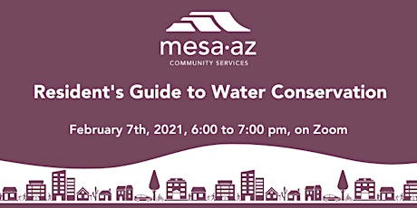 Resident's Guide to Water Conservation