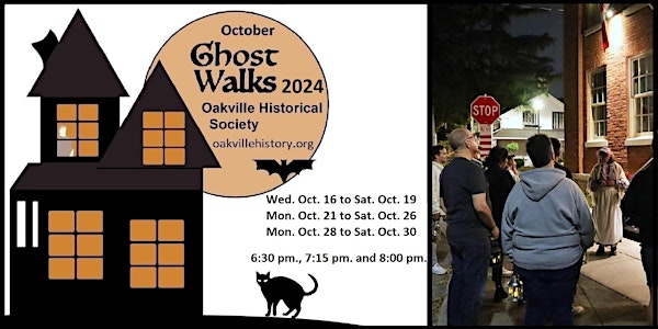 Ghost Walks 2024, a great way to Celebrate Halloween with family & friends.