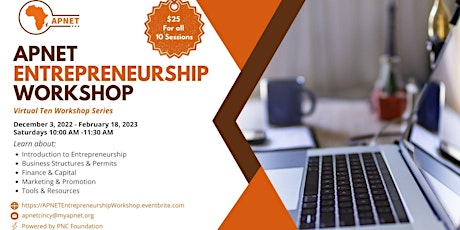 APNET Business & Entrepreneurship Workshops (De3 -Feb18)